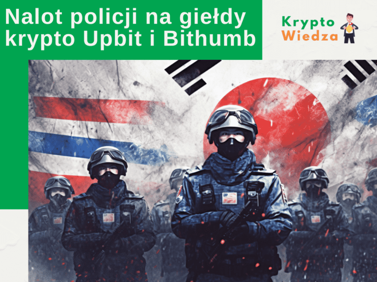 Nalot policji na giełdy krypto Upbit i Bithumb